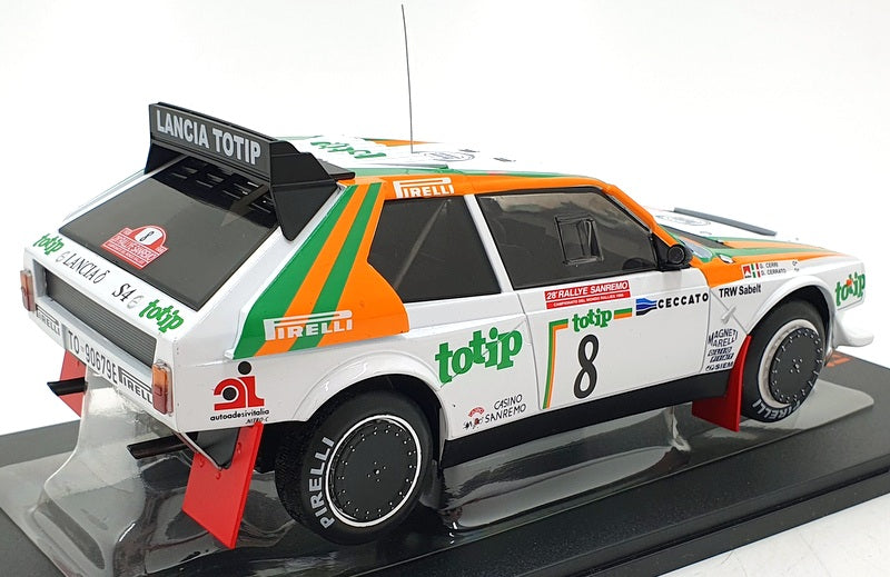 IXO Models 1/18 Scale 18RMC133 Lancia Delta S4 #8 San Remo 1986 D.Cerrato