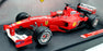 Hot Wheels 1/18 Scale Diecast 50202 Ferrari F2001 Michael Schumacher F1