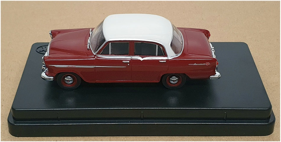 Trax Models 1/43 Scale TR40D - 1956 Holden FE Special Sedan - Deep Red/White