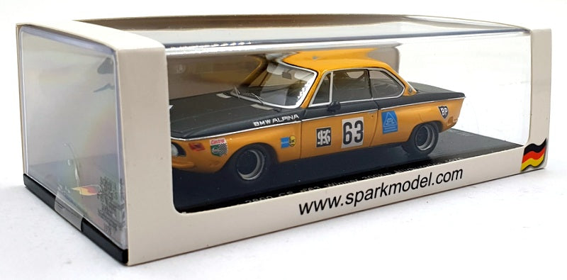 Spark Model 1/43 Scale SG018 - BMW 2800 #63 1st 300km Nurburgring 1970