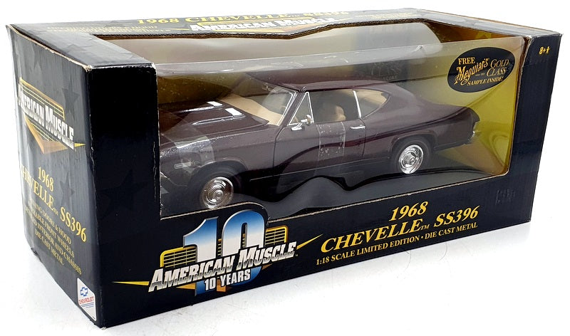 Ertl 1/18 Scale Diecast 36382 - 1968 Chevrolet Chevelle SS396 - Dark Brown