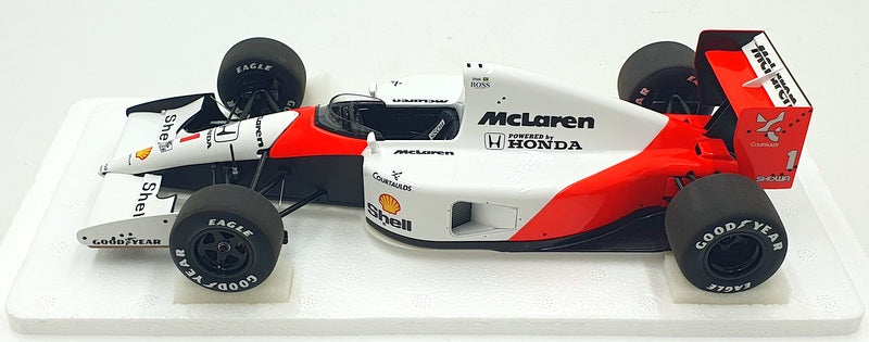 Autoart 1/18 Scale 89140 Diecast McLaren Honda MP4/6 Japanese 1991 Senna #1