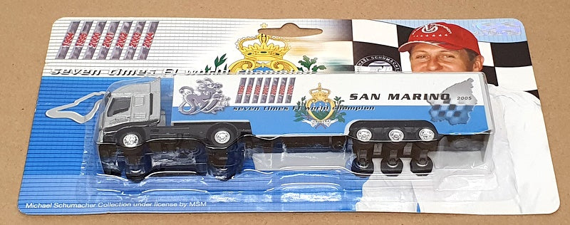 Adtruck 52644 - Iveco Stralis Truck San Marino 2005 Michael Schumacher