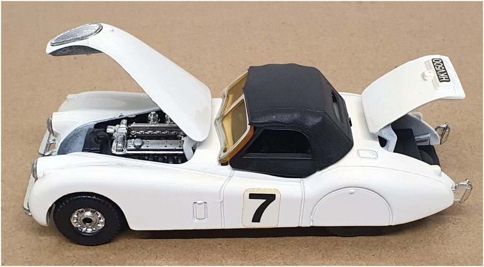 Corgi 12cm Long Diecast 819 - 1949 Jaguar XK120 #7 Rally Car - White