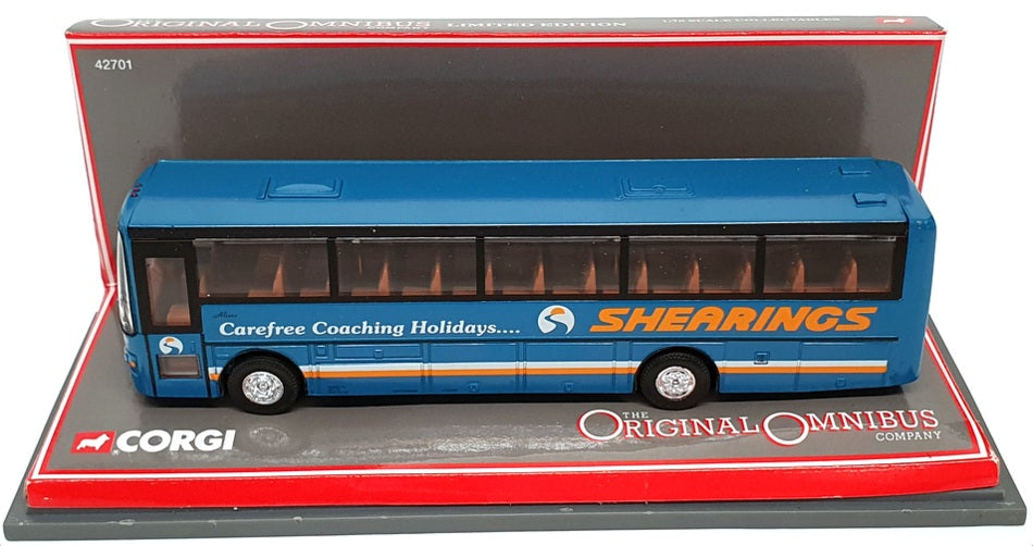 Corgi 1/76 Scale Diecast 42701 - Van Hool Alizee Shearings - Blue