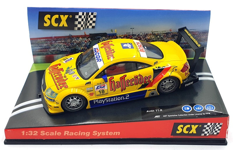 SCX 1/32 Scale Slot Car 60810 - Audi TT-R "Hockenheim 2001" #18