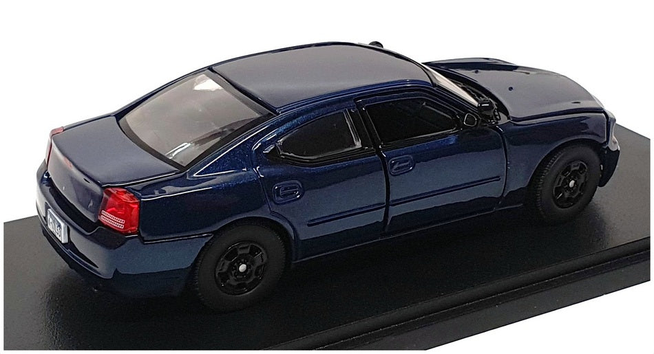 Greenlight 1/43 Scale 86604 - 2006 Dodge Charger Castle - Met Blue