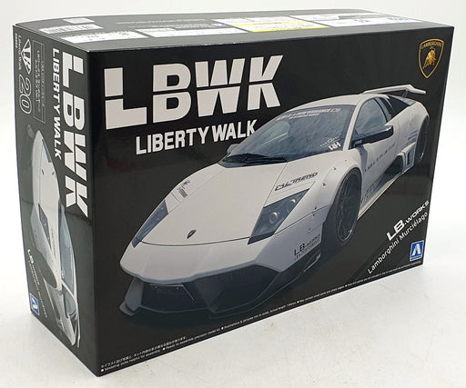 Aoshima 1/24 Scale 05992 Model Kit #20 - Lamborghini Murcielago LW White