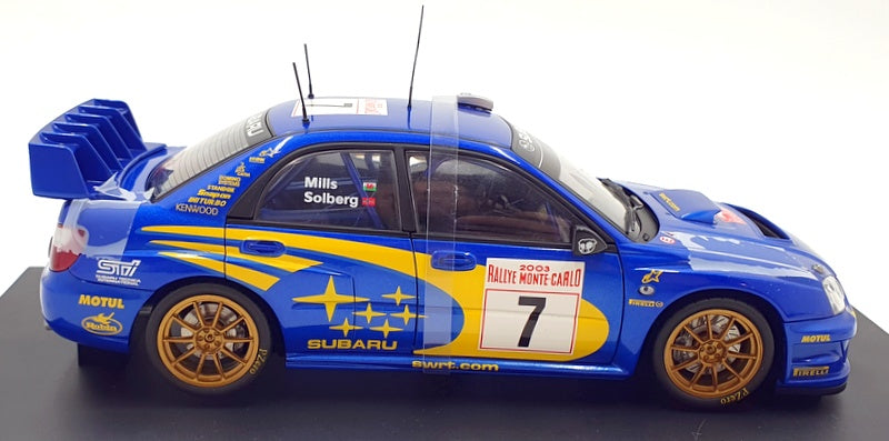 Autoart 1/18 Scale Diecast 80391 Subaru Impreza WRC 2003 RMC #7 Solberg/Mills