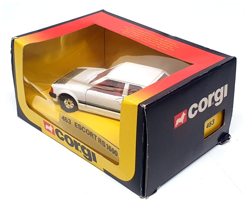 Corgi Appx 11cm Long Diecast 453 - Ford Escort RS 1600 - White