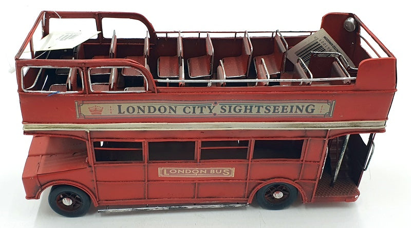 Kreatif Kraft Tin Plate Metal 84088 - Open Top London Bus Ornament - Red —  R.M.Toys Ltd