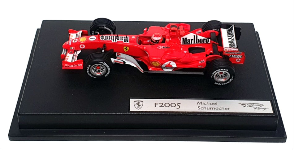 Hot Wheels 1/43 Scale J2967 - F1 Ferrari F2005 M'Boro #1 M. Schumacher - Red