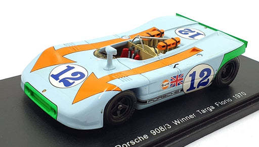 Spark 1/43 Scale 43TF70 - Porsche 908/3 #12 1st Targa Florio 1970