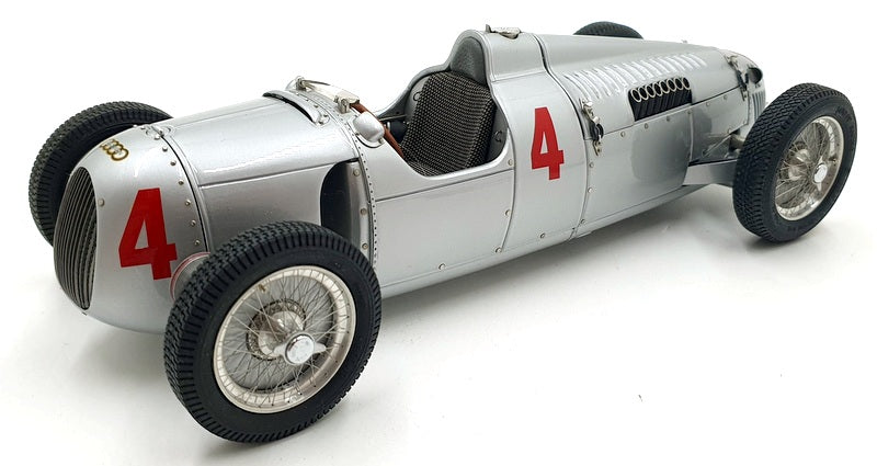 CMC 1/18 Scale Diecast M-073 - Auto Union Type C #4 1936 Sieger German GP