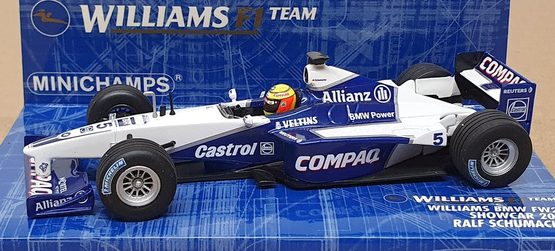 Minichamps 1/43 Scale 430 010095 - F1 Williams BMW FW22 Showcar 2001 Schumacher