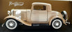 Road Signature 1/18 Scale RS92248 - 1932 Ford 3 Window Coupe - Gold