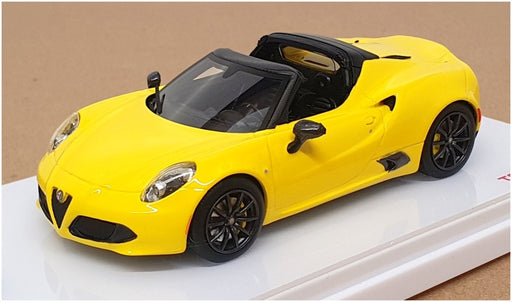 TSM Model 1/43 Scale TSM164383 - 2016 Alfa Romeo 8c Spider - Yellow