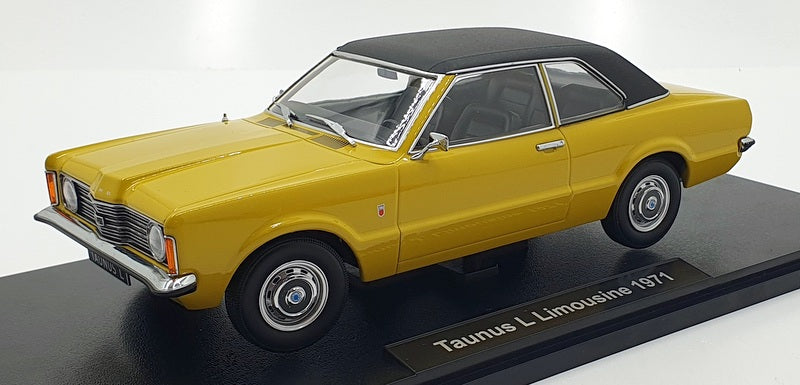 KK Scale 1/18 Scale KKDC180973 1971 Ford Taunus L Limousine - Yellow