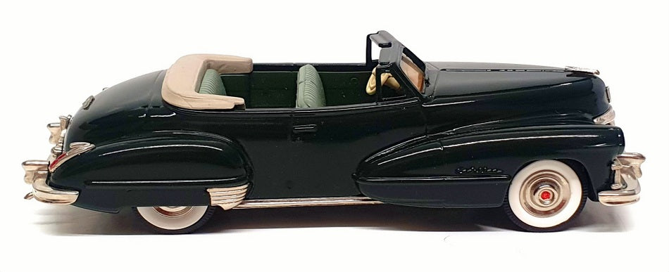 Brooklin Models 1/43 Scale BRK74 002 - 1947 Cadillac Convertible - Dk Green