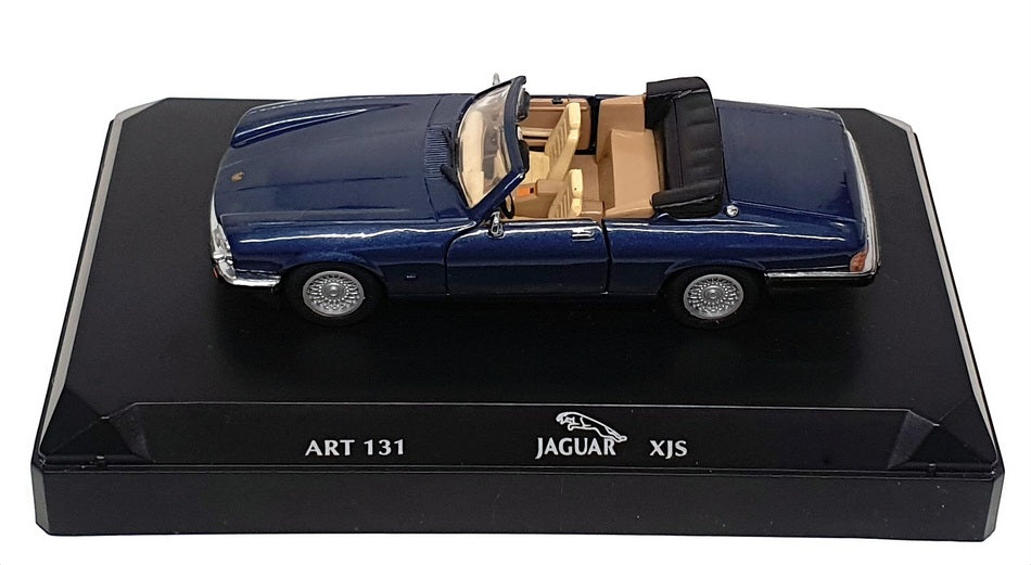 Detail Cars 1/43 Scale Diecast ART131 - Jaguar XJS Convertible - Blue