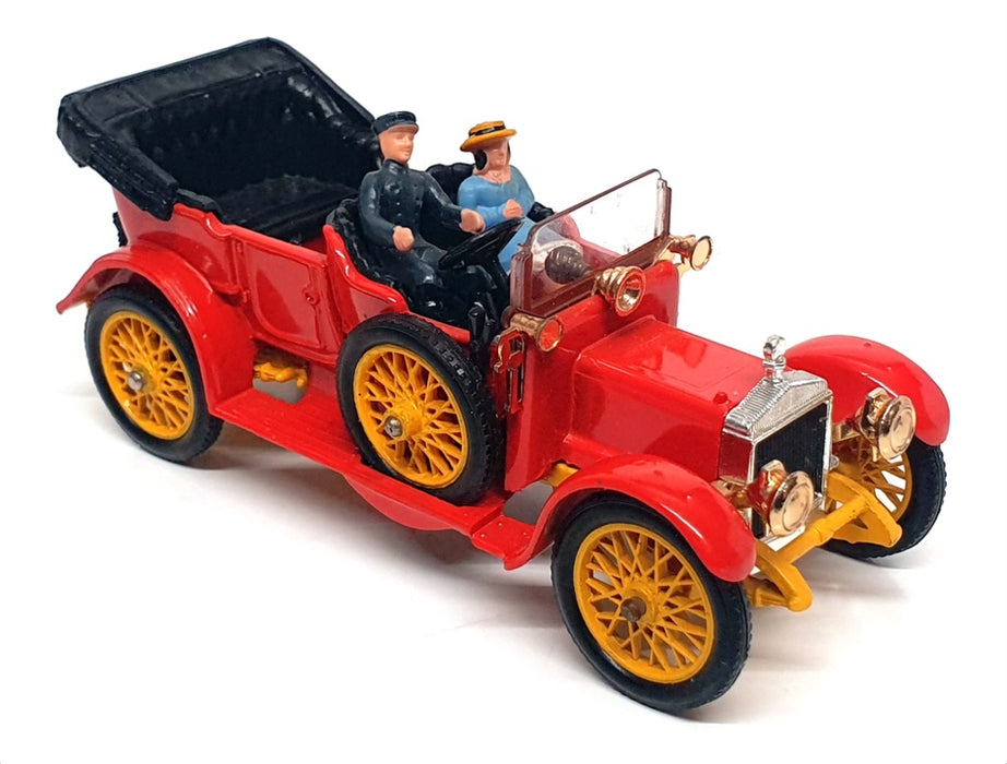 Corgi 10.5cm Long Diecast No. 38 - 1910 Daimler With Driver & Passenger - Red