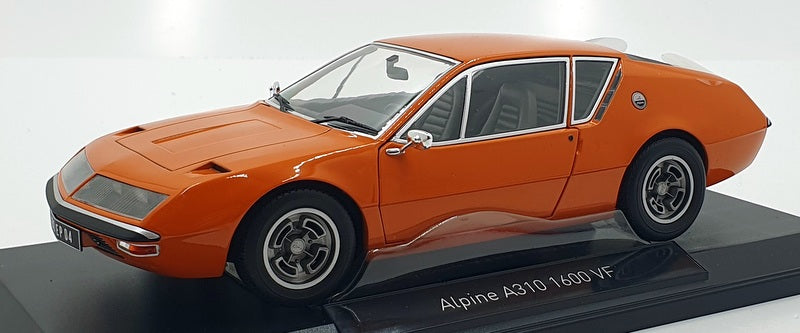 Norev 1/18 Scale Diecast 185402 - 1974 Alpine A310 1600 VF - Acropolis Orange