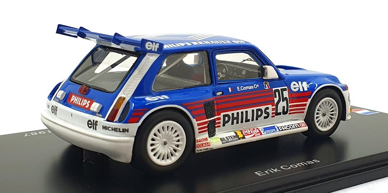 Spark 1/43 Scale SF055 - Renault 5 #25 Maxi Turbo Superproduction 1987