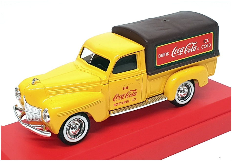 Solido 1/43 Scale 9601 - Dodge Pickup Truck (Coca-Cola) Yellow