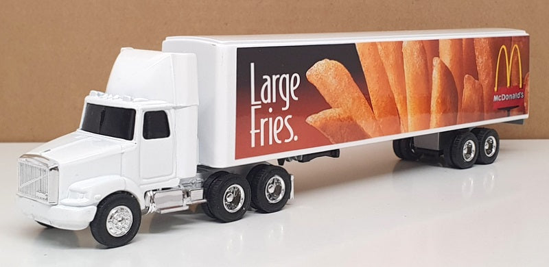 Ertl 1/64 Scale 0317 - White GMC Tractor Trailer Truck (McDonald's) White