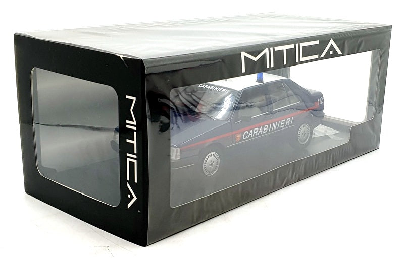 Mitica 1/18 Scale 201006-D - 1988 Fiat Croma 2.0 Turbo IE Blue White Carabinieri