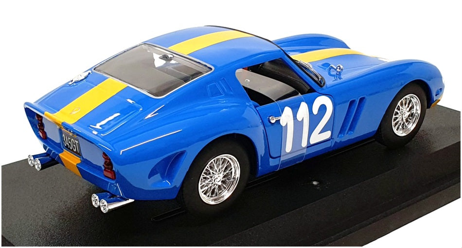 Burago 1/24 Scale 18-26305 - Ferrari 250 GTO N112 - Blue-Yellow