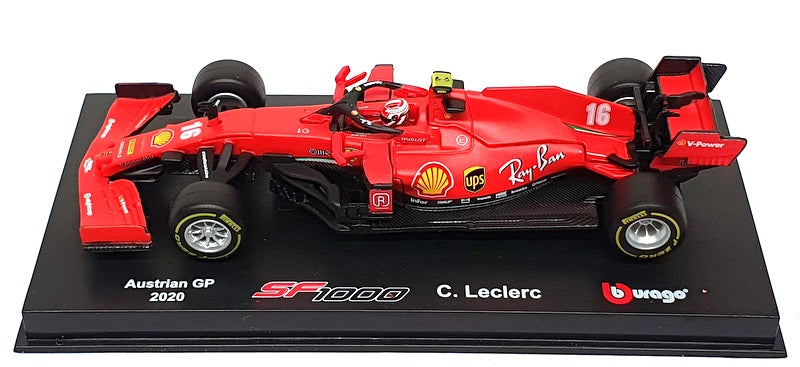 Burago 1/43 Scale 18-36819 - F1 Ferrari SF1000 #16 Austrian GP 2020 C. Leclerc