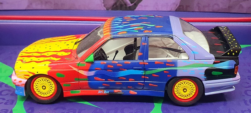 FLY Car Model 1/32 Scale Slot Car 99022 - BMW M3 E30 ArtCar By Ken Done