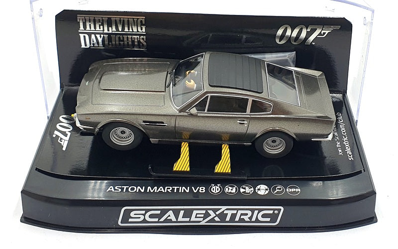 Scalextric 1/32 Scale Slot Car C4239 Aston Martin V8 James Bond TLD - Grey