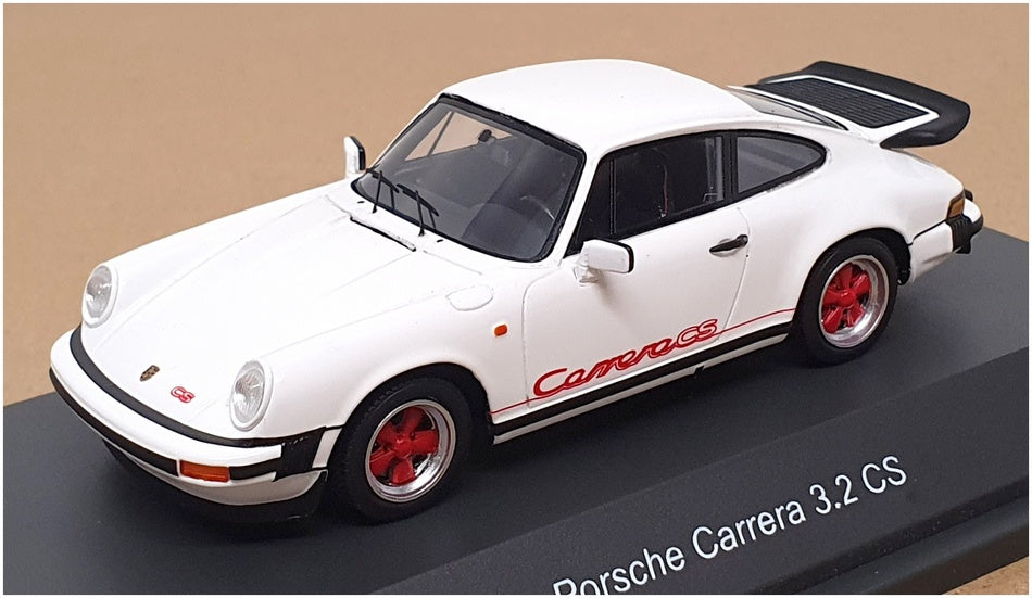 Schuco 1/43 Scale Resin 450919700 - Porsche Carrera 3.2 CS - White