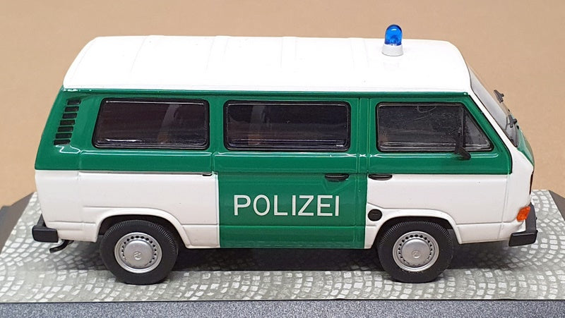 Premium ClassiXXs 1/43 Scale 11453 - VW T3 Bus Polizei - White/Green