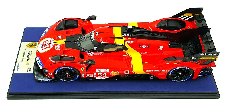 Look Smart 1/18 Scale LS18LM035 - Ferrari 499P AF Corse 24H Le Mans 2023 #51