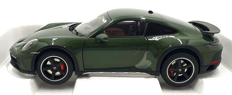 Norev 1/18 Scale Diecast 187241 - Porsche 911 2023 - Metallic Oak Green