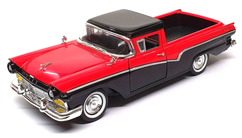 Road Legends 1/18 Scale 18125D - 1957 Ford Ranchero Truck - Red/Black