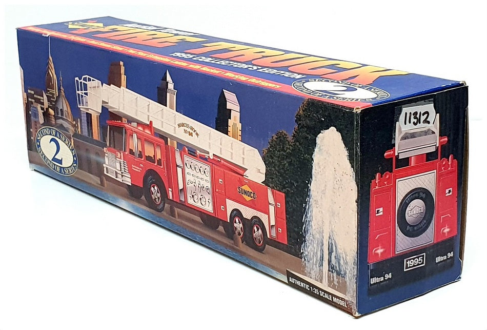 Sunoco 1/35 Scale 11312 - Aerial Tower Fire Truck 1995 - Red/White