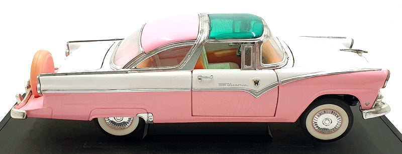 Road Signature 1/18 Scale 92138 - 1955 Ford Fairlane Crown Victoria - Pink