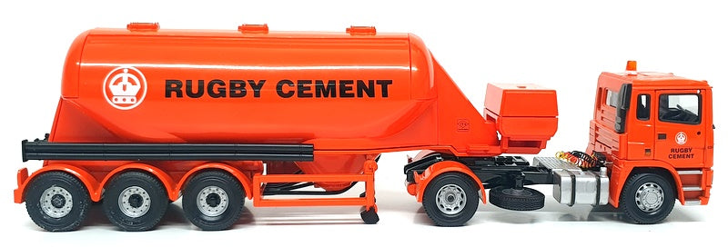 Corgi 1/50 Scale 74901 - ERF Powder Tanker Truck (Rugby Cement) Orange