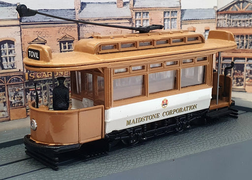 Corgi Appx 12cm Long Diecast D990/6 - Tramcar Maidstone - #18 Tovil