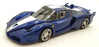 Hot Wheels 1/18 Scale Diecast DC9824S - Ferrari FXX TMGM - Blue/White Stripes