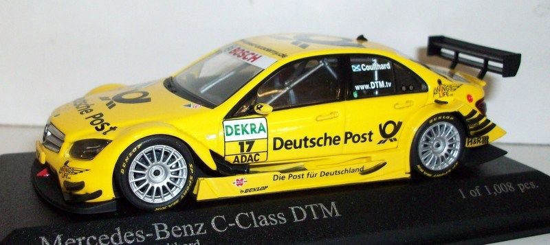 Minichamps 1/43 Scale - 400 103817 Mercedes C-class DTM 2010 Coulthard