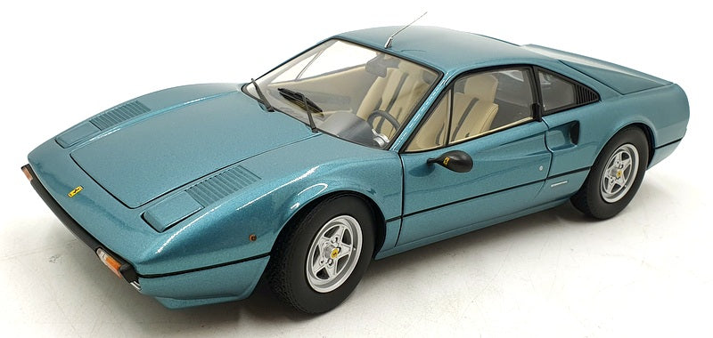 Kyosho 1/18 Scale Diecast 08181BL - Ferrari 308 GTB 1975 Debut - Blue Green