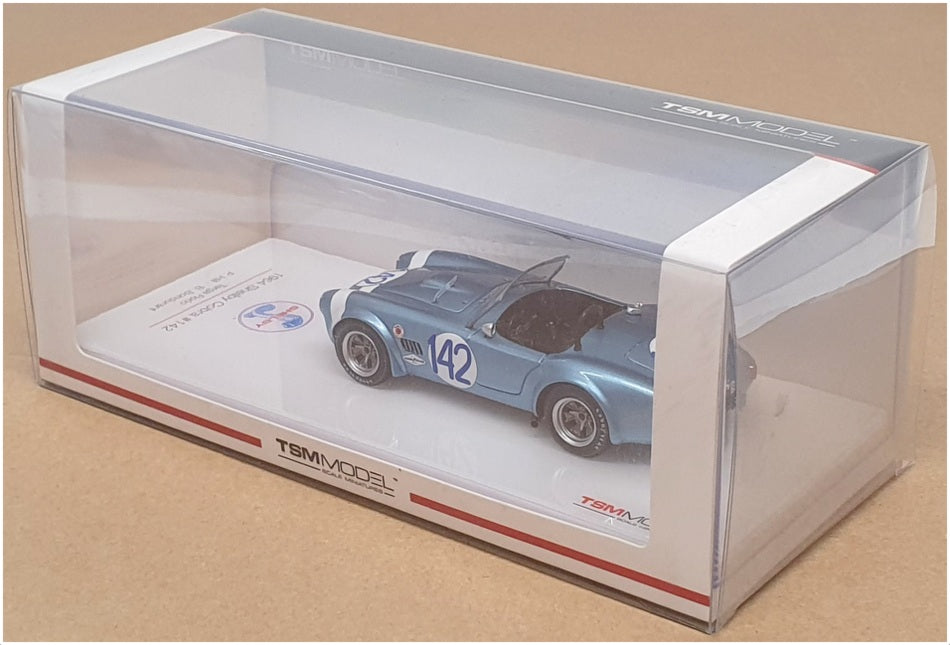 TSM 1/43 Scale TSM430350 - 1964 Shelby Cobra #142 Targa Florio Hill/Bondurant