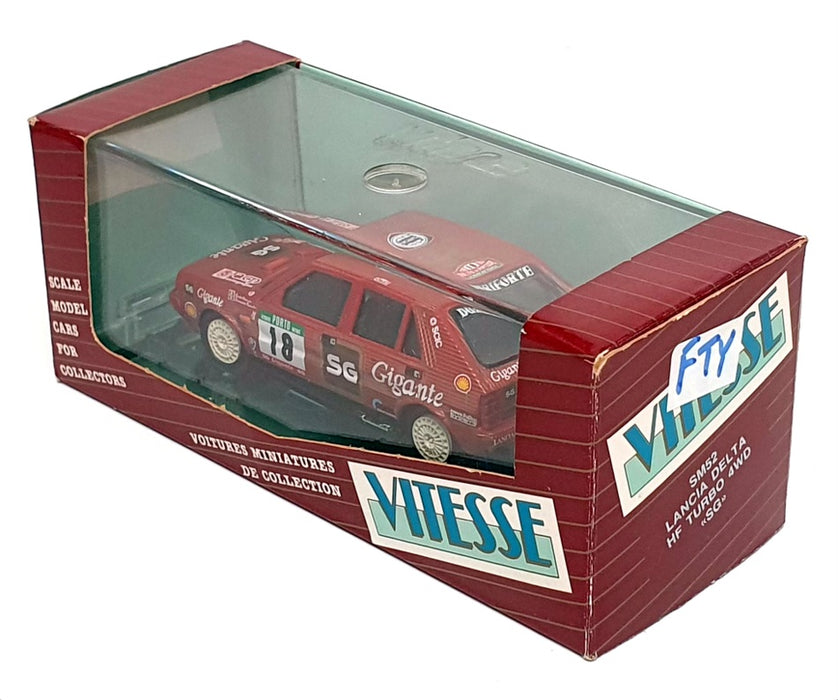 Vitesse 1/43 Scale SM52 - Lancia Delta HF Turbo 4WD (SG) #18 - Rust Red