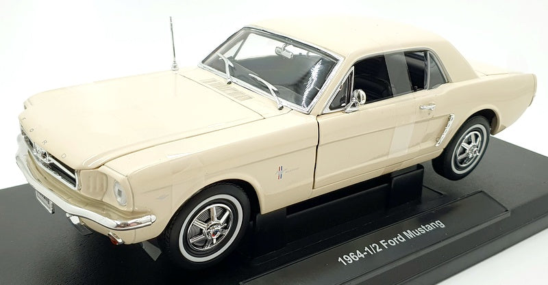 Welly 1/18 Scale Diecast 12519W - 1964-1/2 Ford Mustang - White/Cream —  R.M.Toys Ltd