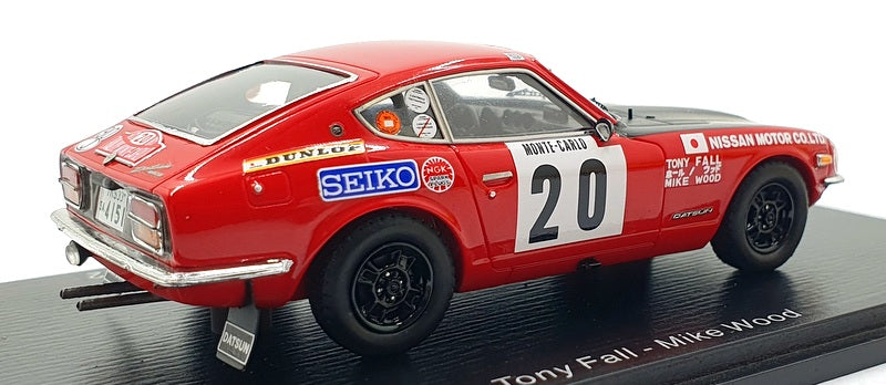 Spark 1/43 Scale S6284 - Datsun 240 Z #20 29th Monte-Carlo Rally 1972